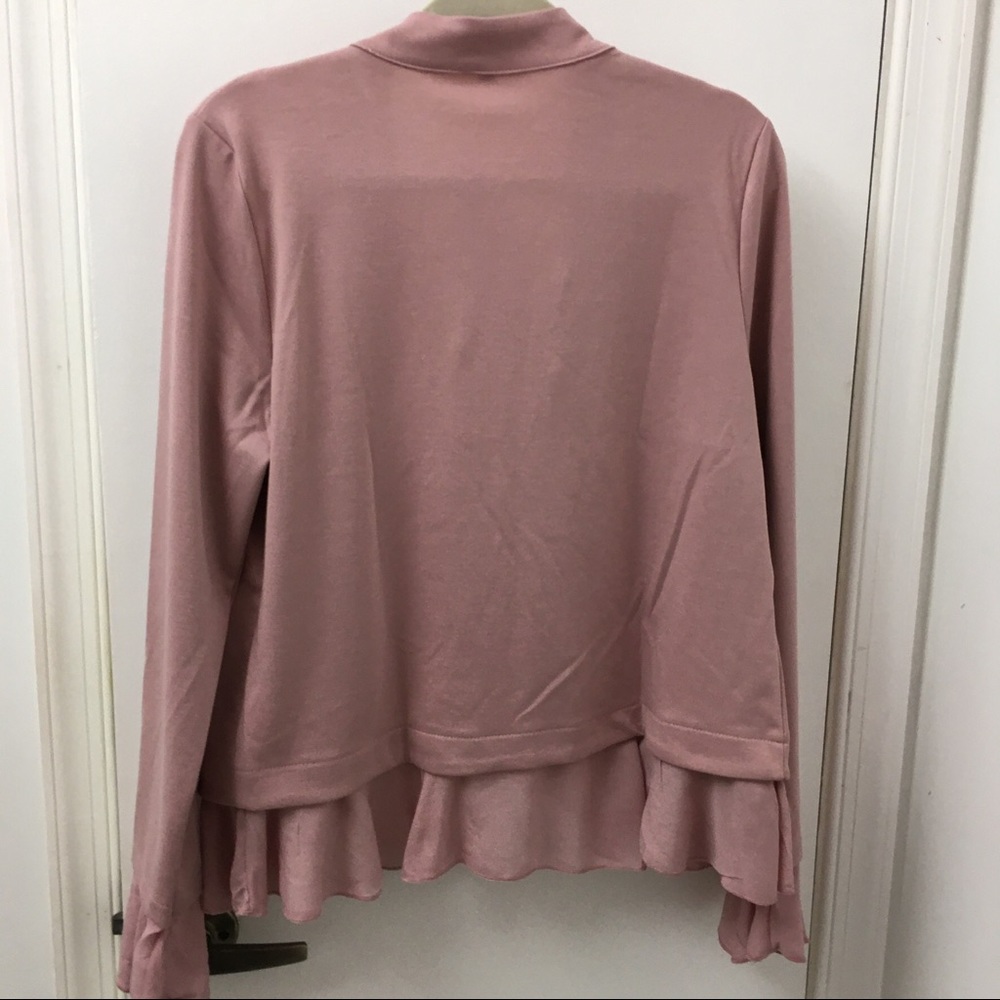 Weavers Light Knit Ruffled Jacket - Picture 4 of 4